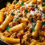Creamy Ground Turkey Pasta First Image