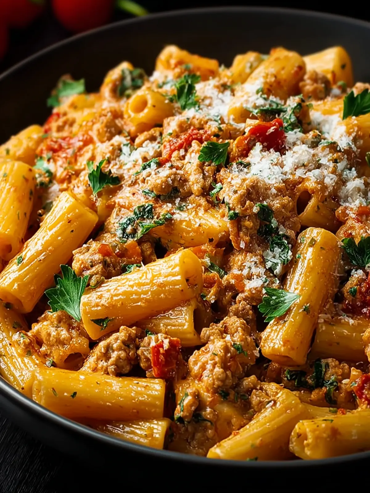 Creamy Ground Turkey Pasta First Image