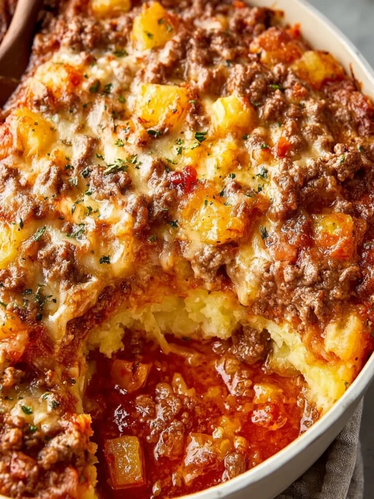 Ground Beef and Potato Casserole First Image