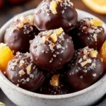Indulge in Healthy Dark Chocolate Orange Truffles Recipe First Image