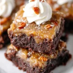 German Chocolate Brownies First Image