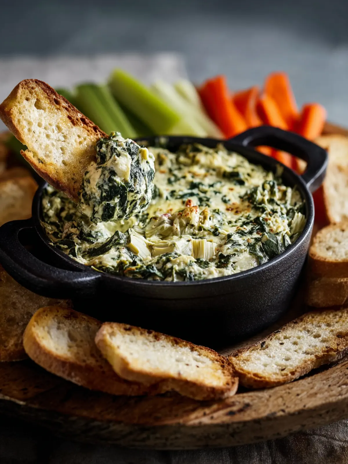 Creamy Spinach Artichoke Dip First Image