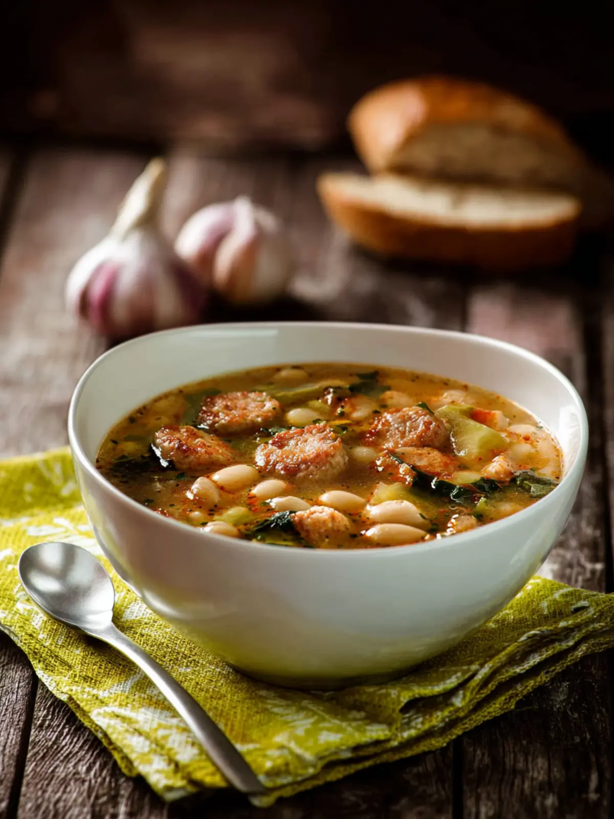 White Bean Sausage Soup First Image
