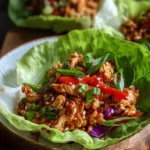 Low-Carb Chicken Lettuce Wrap Bowls First Image