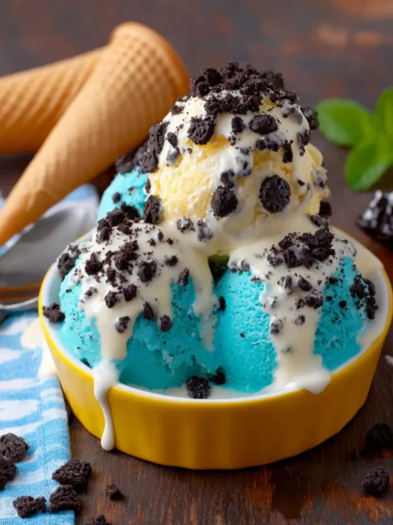 Easy Ninja Creami Ice Cream Recipes: Cookie Monster Edition First Image