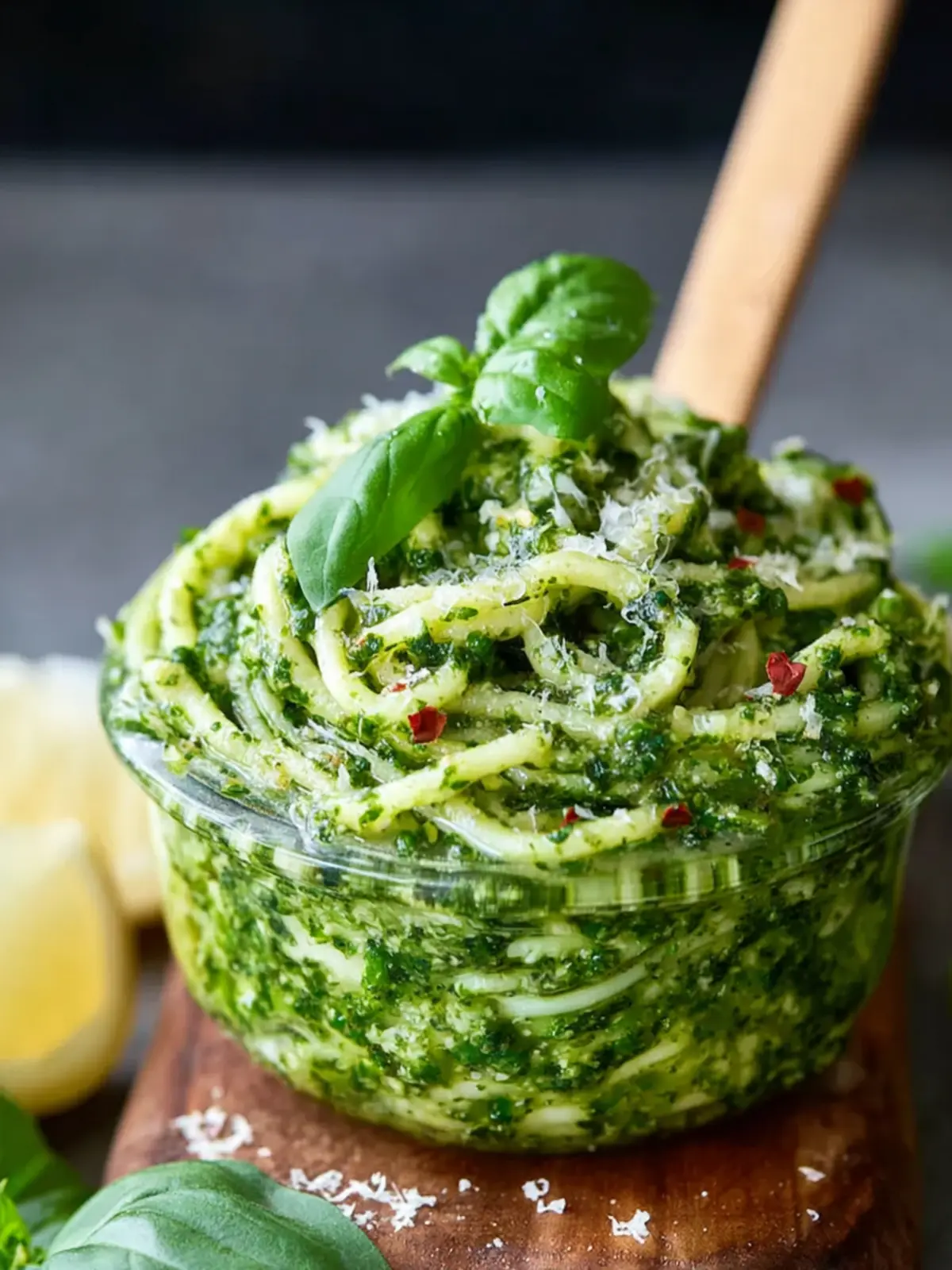Irresistible Spinach Basil Pesto Recipe - Easy & Flavorful First Image