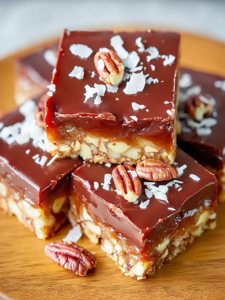 Healthy Date Turtle Bars First Image