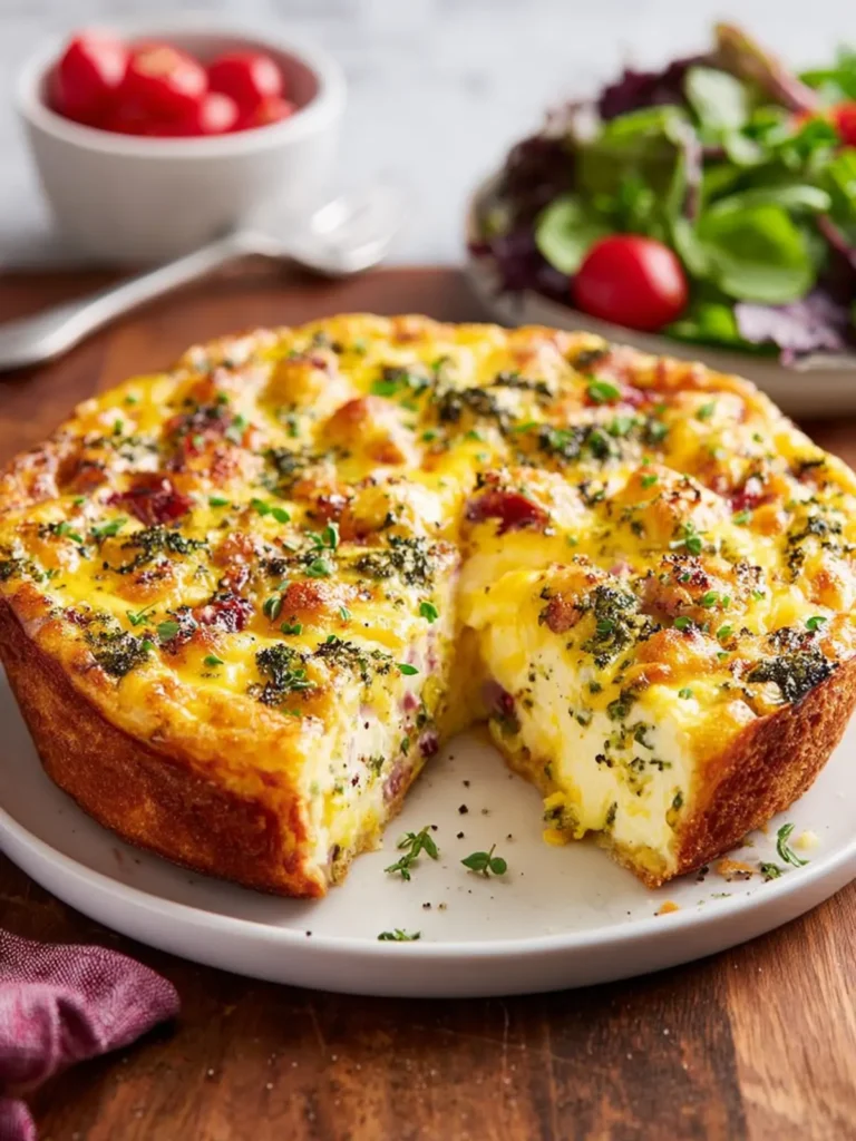 Crustless Quiche Recipe First Image