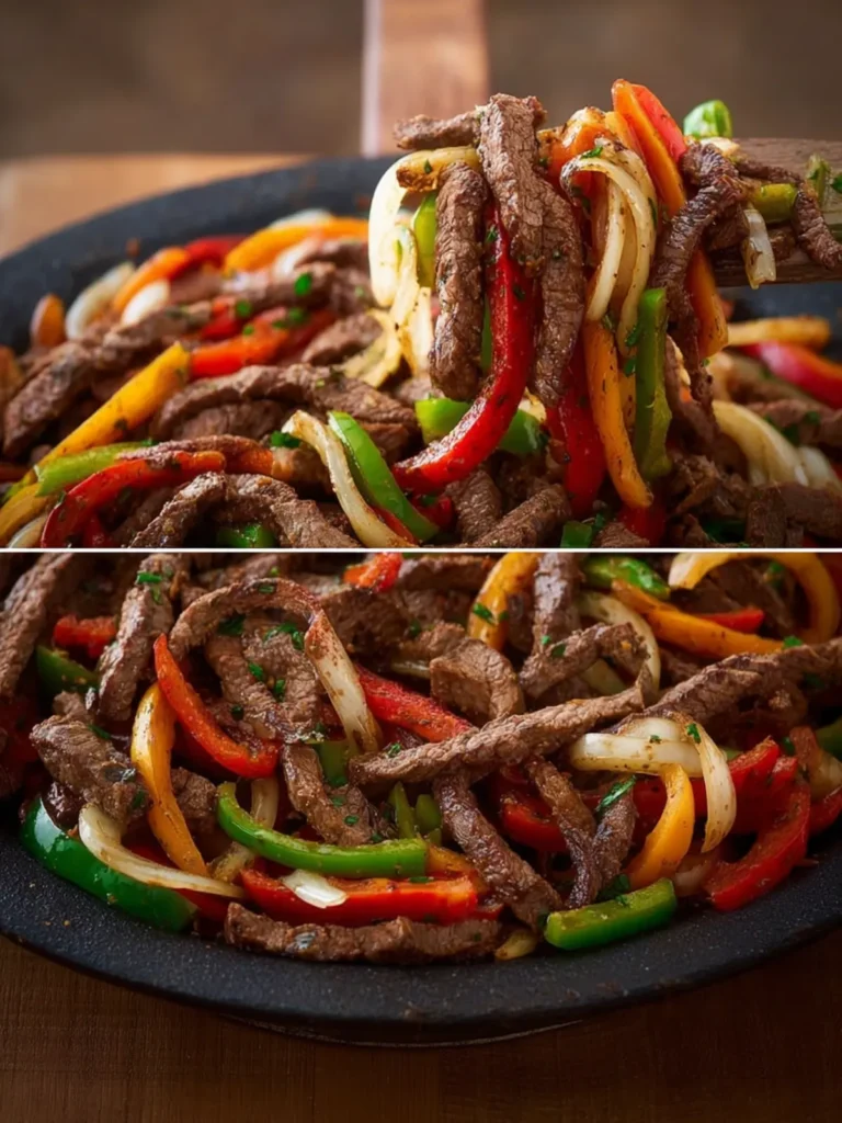 Quick and Easy Skillet Steak Fajitas First Image