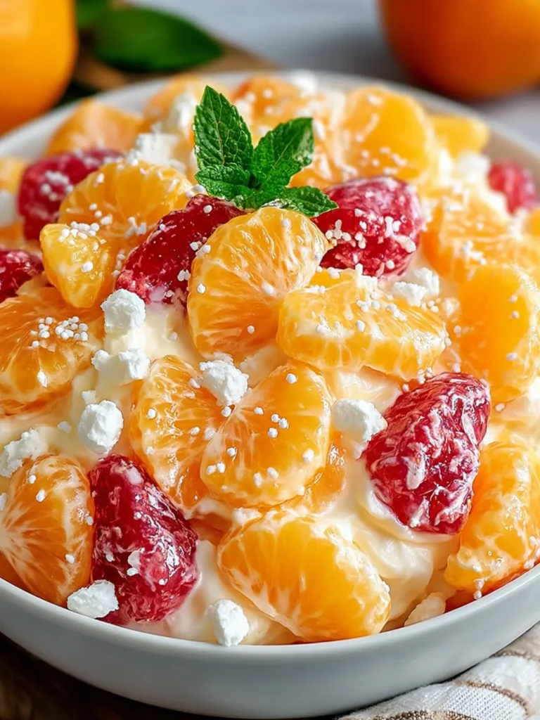 Refreshing Orange Dreamsicle Salad Recipe for Summer Bliss First Image