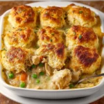 Old-Fashioned Chicken and Biscuit Casserole First Image