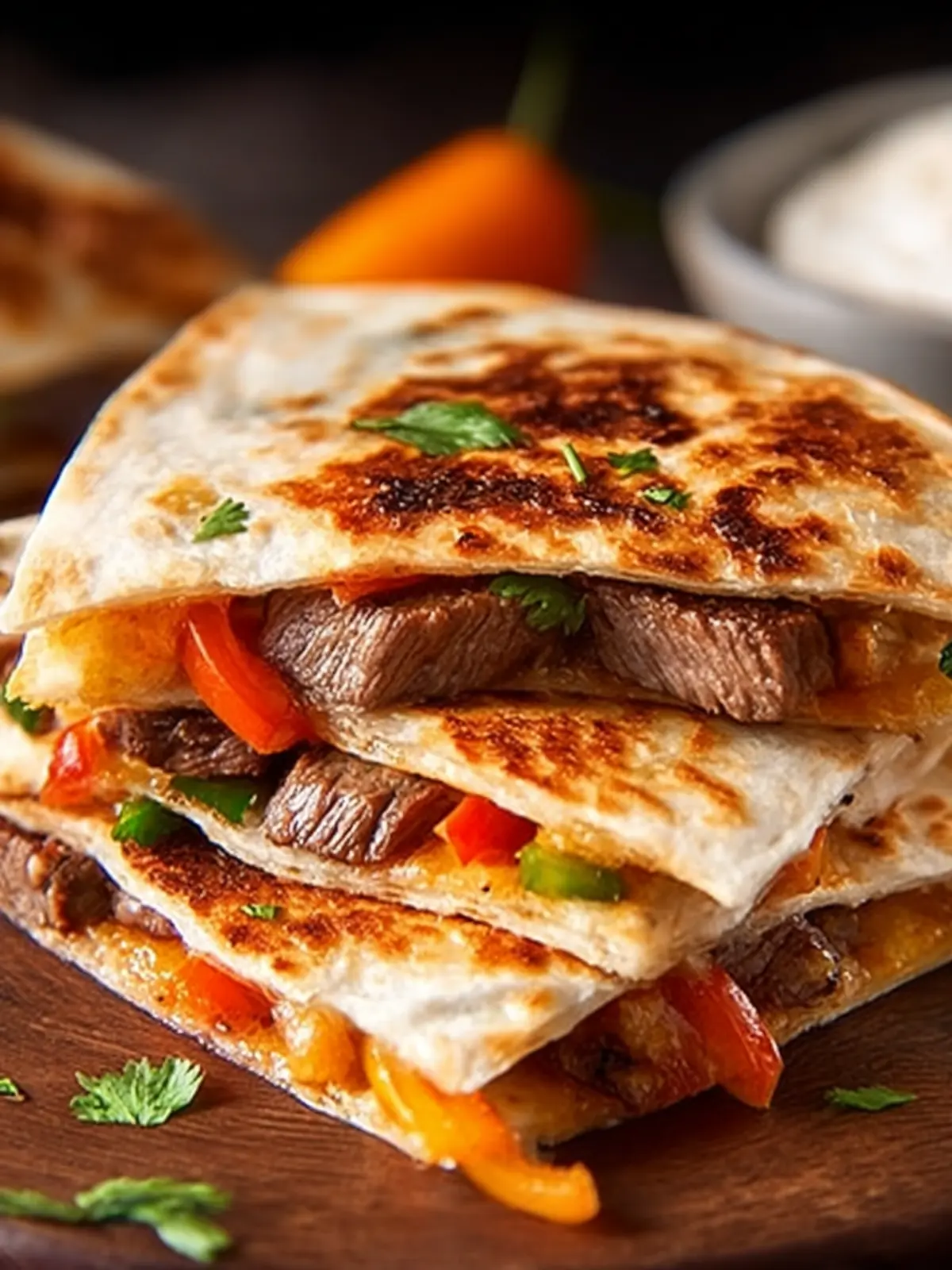 Irresistible Steak Fajita Quesadillas Recipe First Image