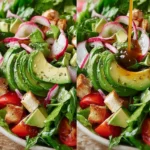 Easy and Healthy Avocado Fattoush Salad Recipe First Image