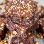 Homemade Chocolate Walnut Brownies First Image