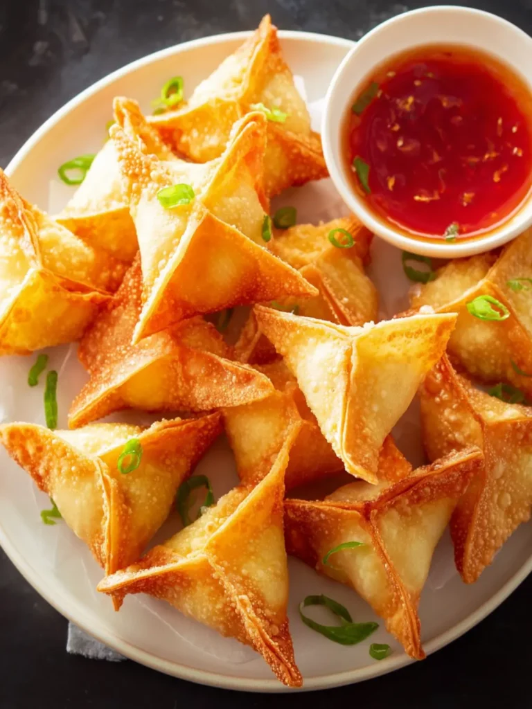 Air Fryer Crab Rangoon First Image