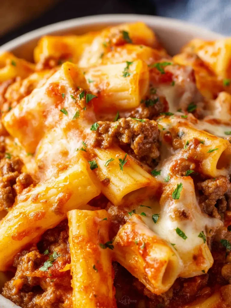 Baked Ziti with Ground Beef First Image