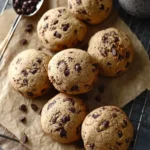 Chewy Coffee Chocolate Chip Cookies First Image