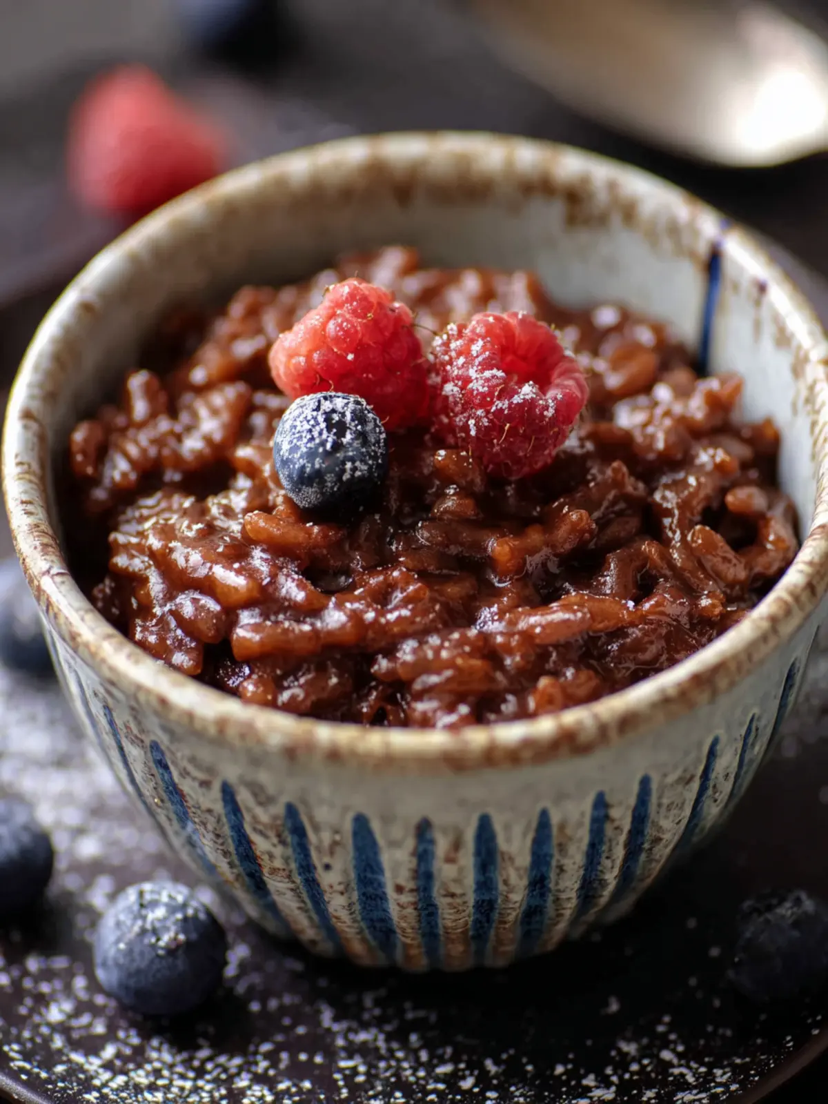 Chocolate Rice Pudding For One First Image