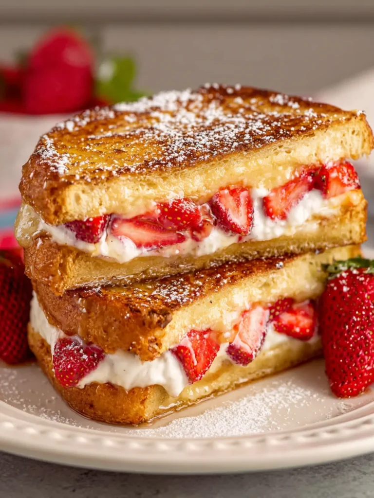 Cream Cheese Stuffed French Toast First Image