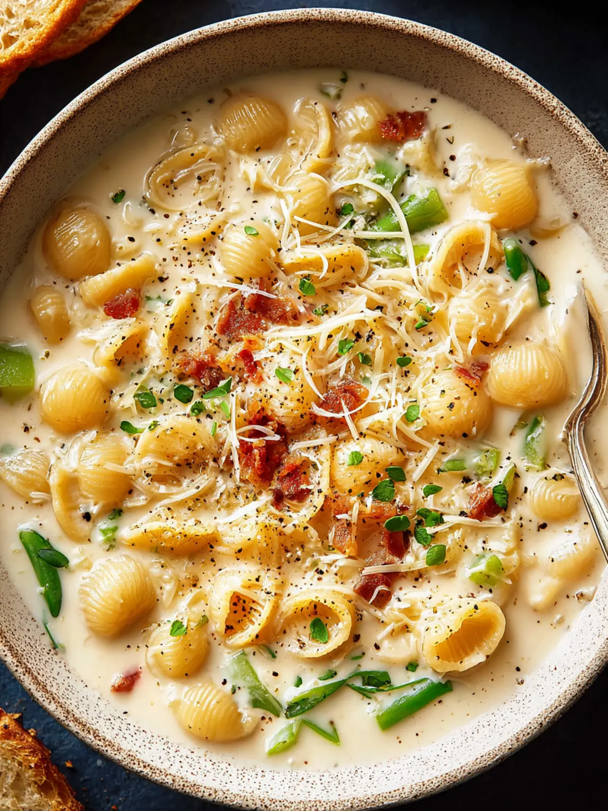 Creamy Parmesan Pasta Soup First Image