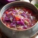 Delicious Red Cabbage Soup, Nourishing & Hearty First Image