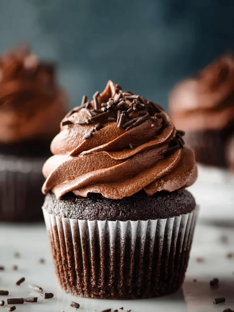 Easy Chocolate Cupcakes First Image