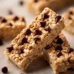 No Bake Chocolate Chip Granola Bars First Image