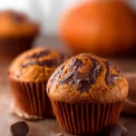 Nutella Pumpkin Muffins First Image
