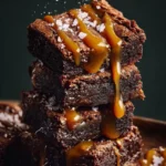 Salted Caramel Brownies First Image