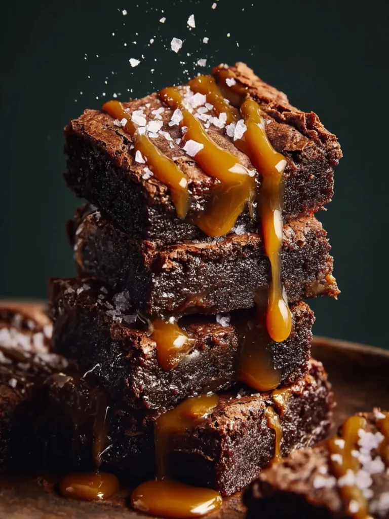 Salted Caramel Brownies First Image