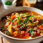 Hearty Cabbage Soup with Ground Beef – Comfort in a Bowl First Image