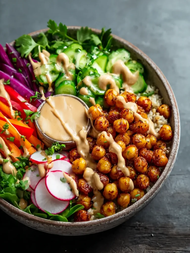 Chickpea Buddha Bowl Recipe First Image