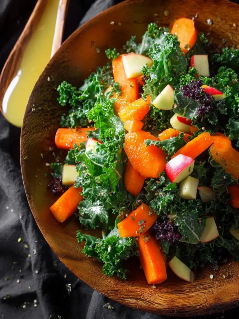 Carrot Apple & Massaged Kale Salad First Image