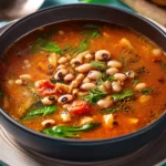 Greek Black-Eyed Pea Soup (Mavromatiká) First Image