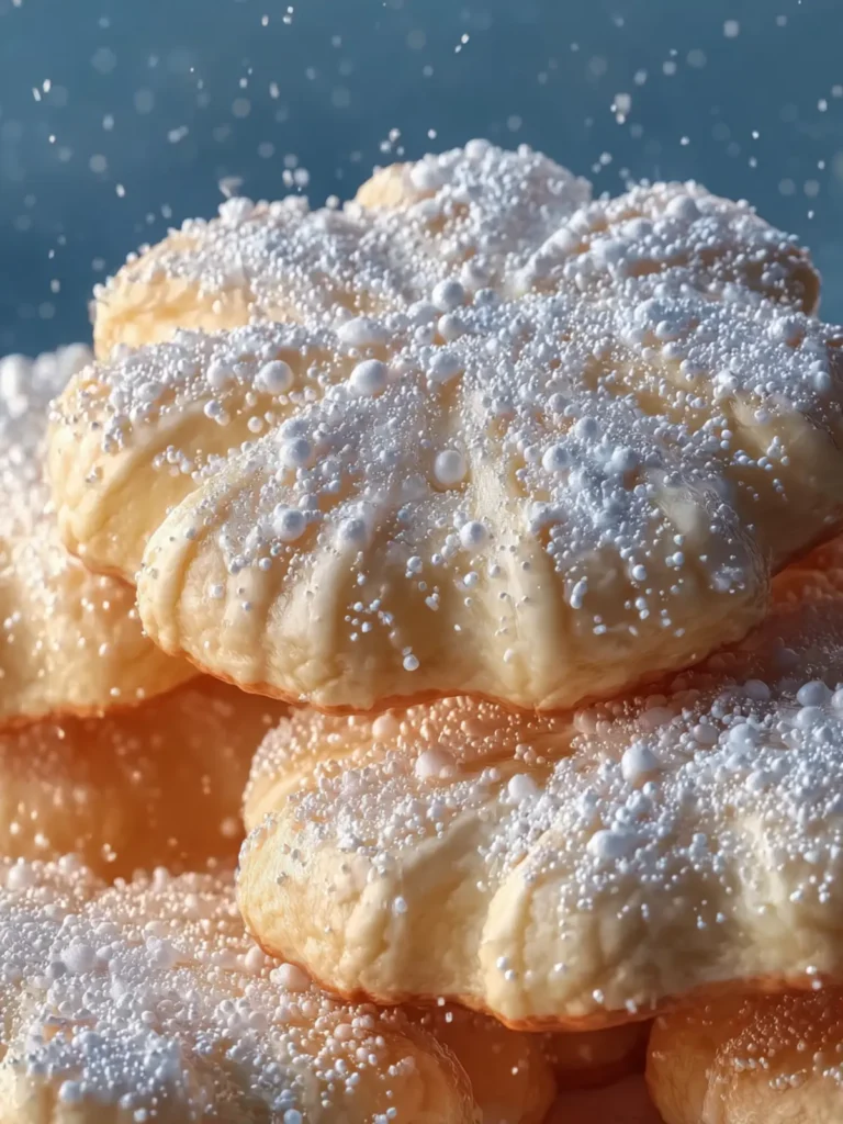 Condensed Milk Snow Cookies First Image