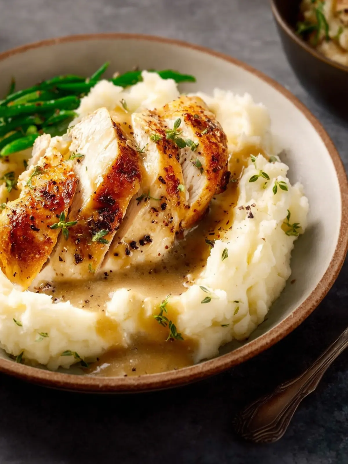 Creamy Chicken and Mashed Potatoes First Image