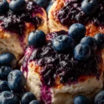 Delicious Blueberry Butter Swim Biscuits First Image