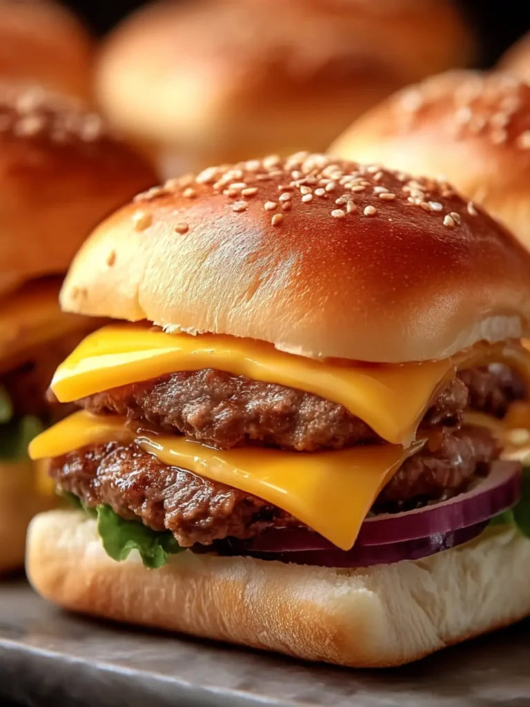 Irresistible Cheeseburger Sliders First Image