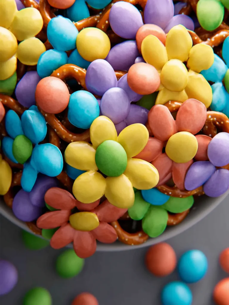 M&M Flower Pretzels First Image