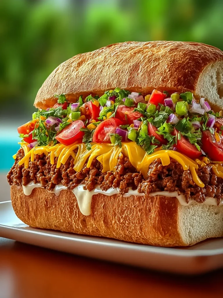 Mexican Chopped Cheese Sandwich First Image