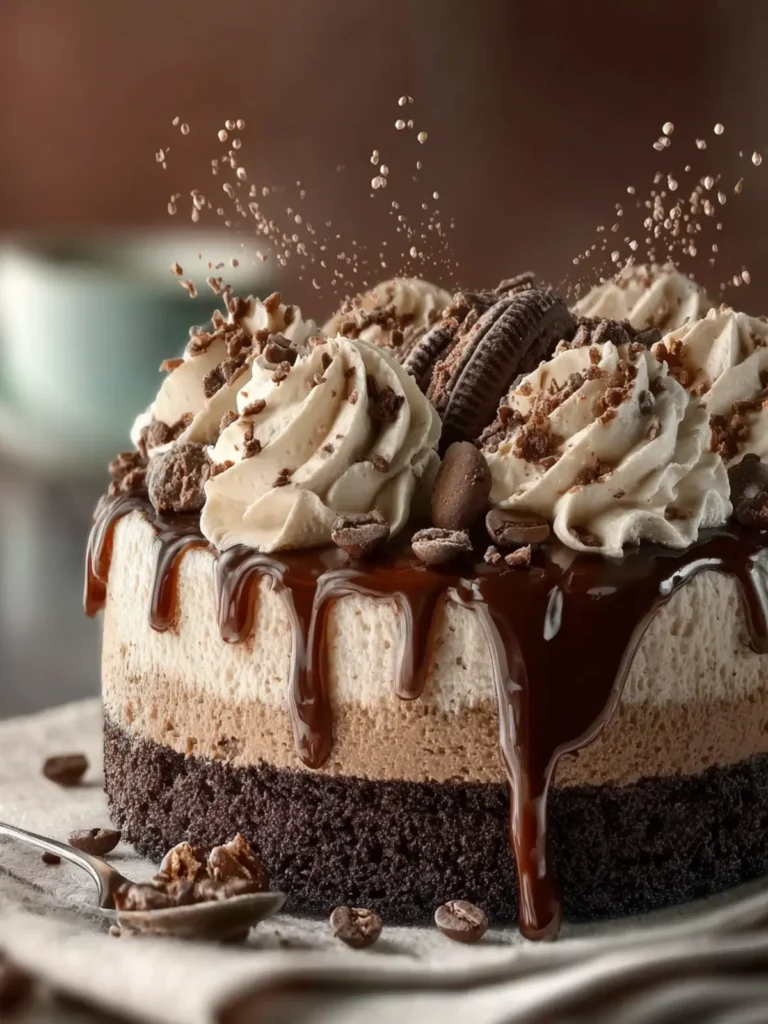 Mocha Brownie Ice Cream Cake First Image