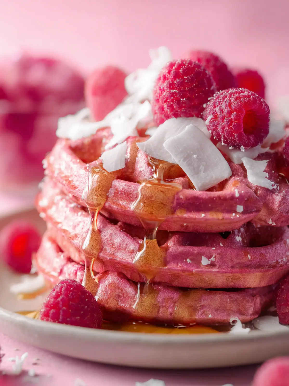 Pink Waffles First Image
