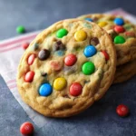 Soft M&M Cookies First Image