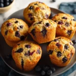 Blueberry Cottage Cheese Muffins First Image
