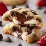 Cheesecake Stuffed Cookies First Image