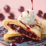 Cherry Cheesecake Crepes First Image