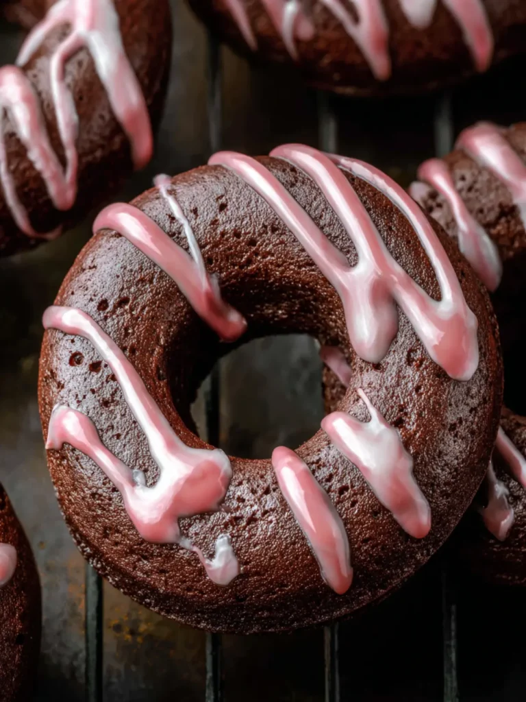 Chocolate Beet Donuts First Image