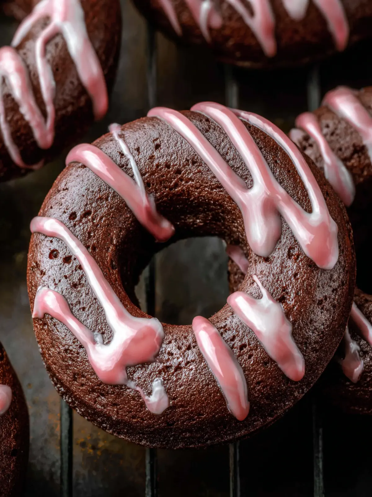 Chocolate Beet Donuts First Image