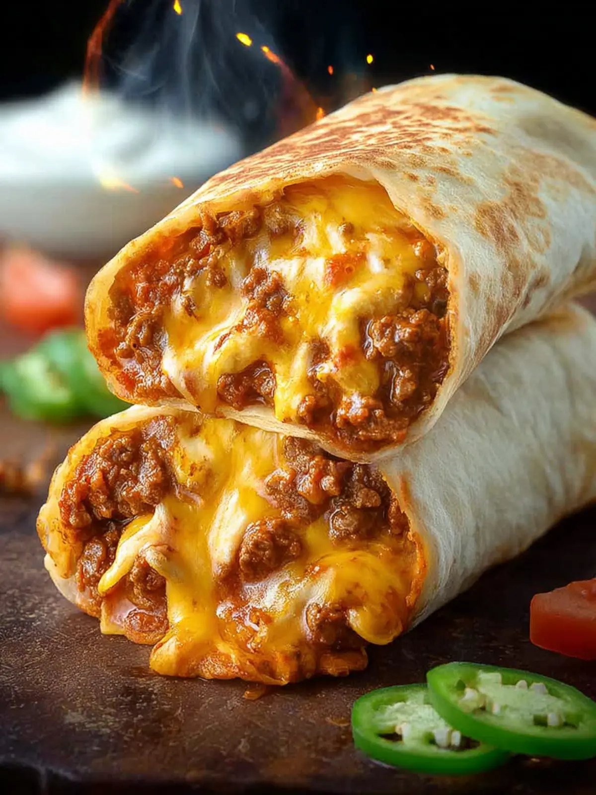 Copycat Taco Bell Chili Cheese Burrito First Image