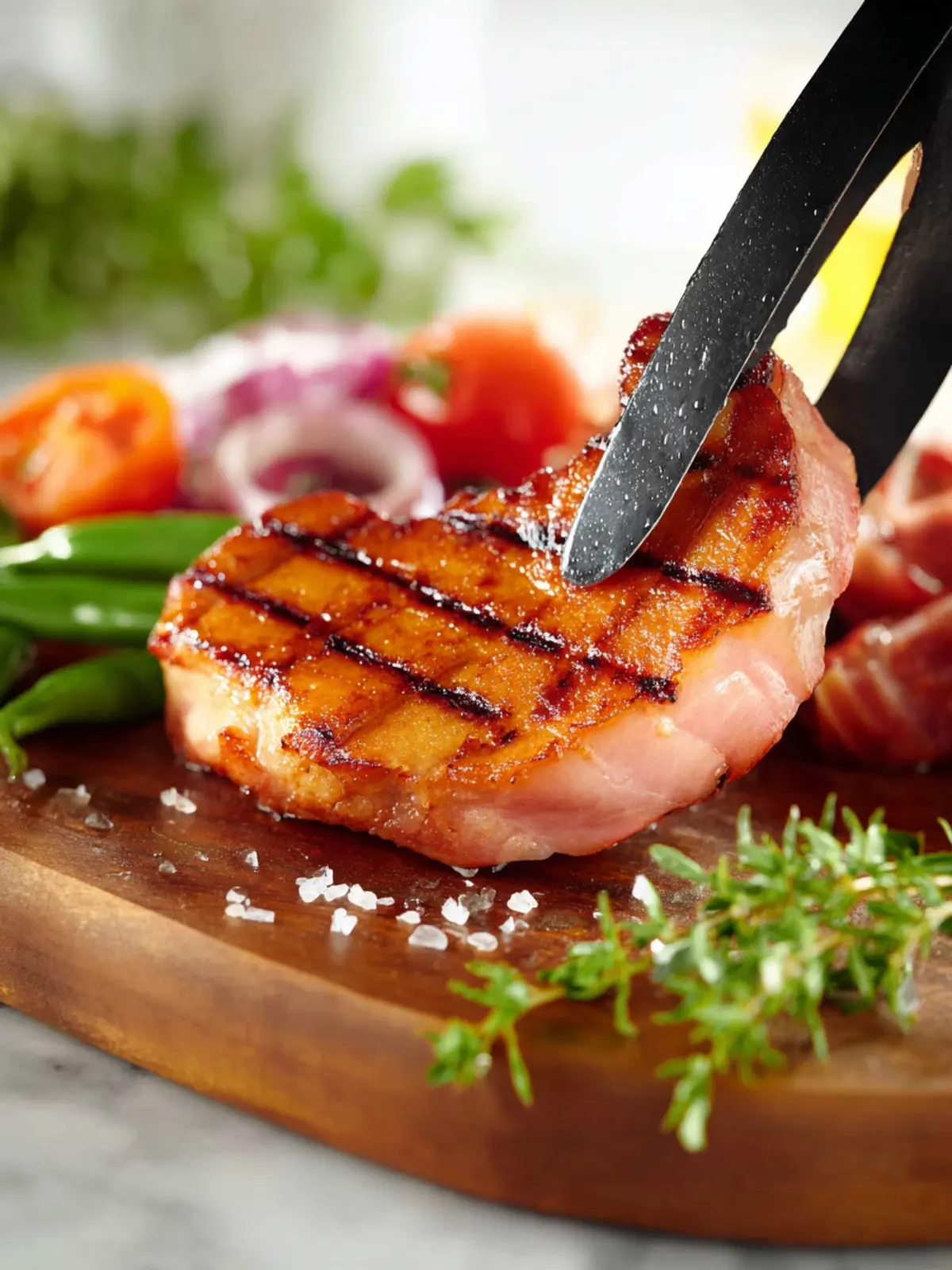 Grilled Ham Steak First Image